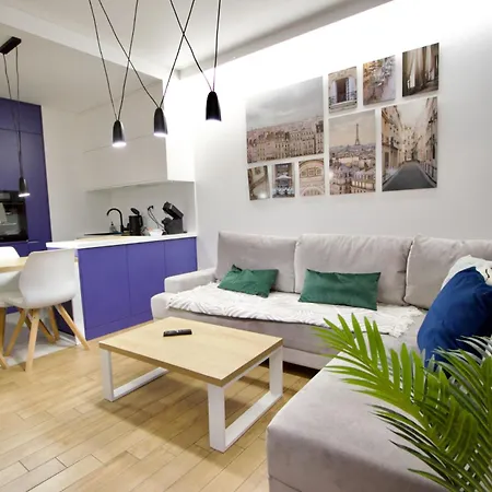 Apartment Wola Blue Modern *