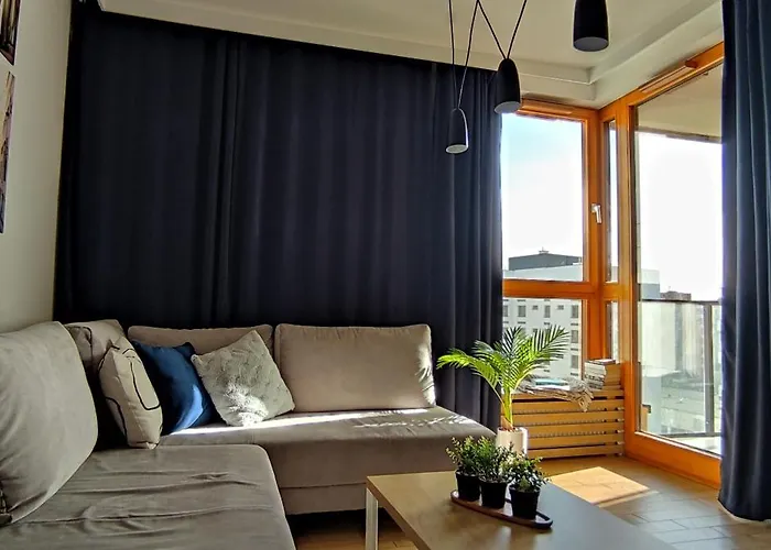 Wola Blue Modern Apartman Varsó