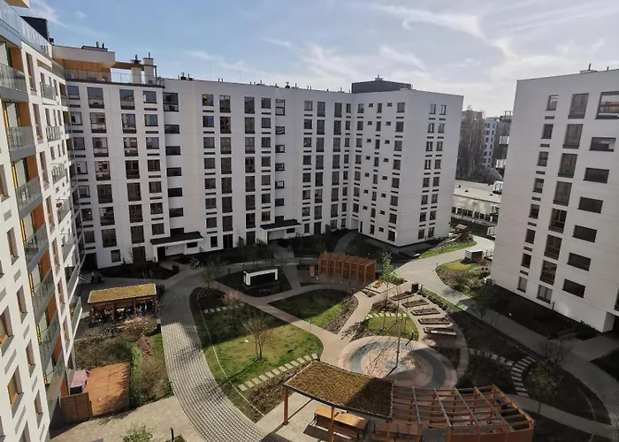 Apartman Wola Blue Modern *